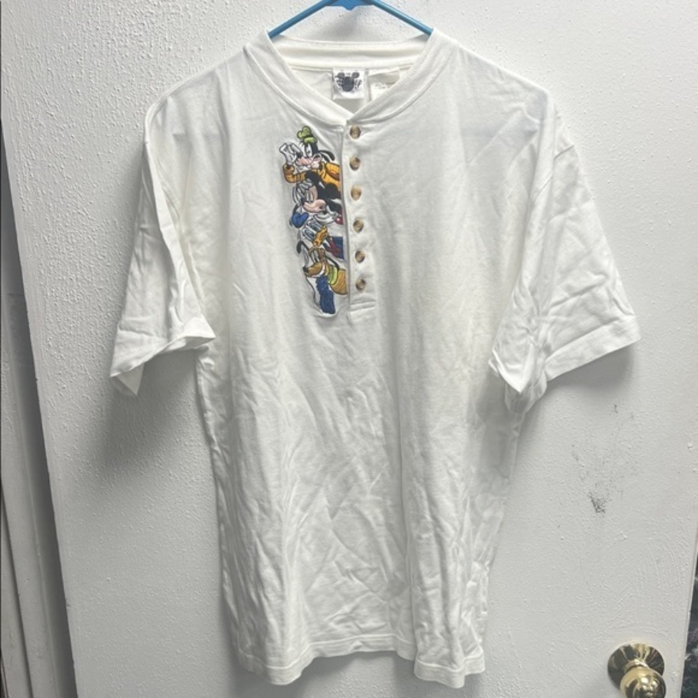 Vintage Disney button down Henley